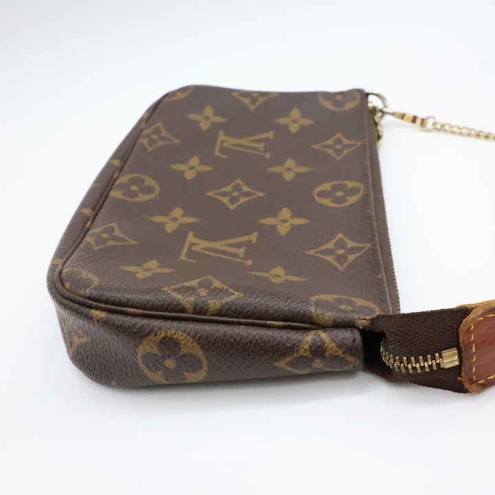 Louis Vuitton Medium Pochette Accessories Brown Monogram Bag - Lux Central