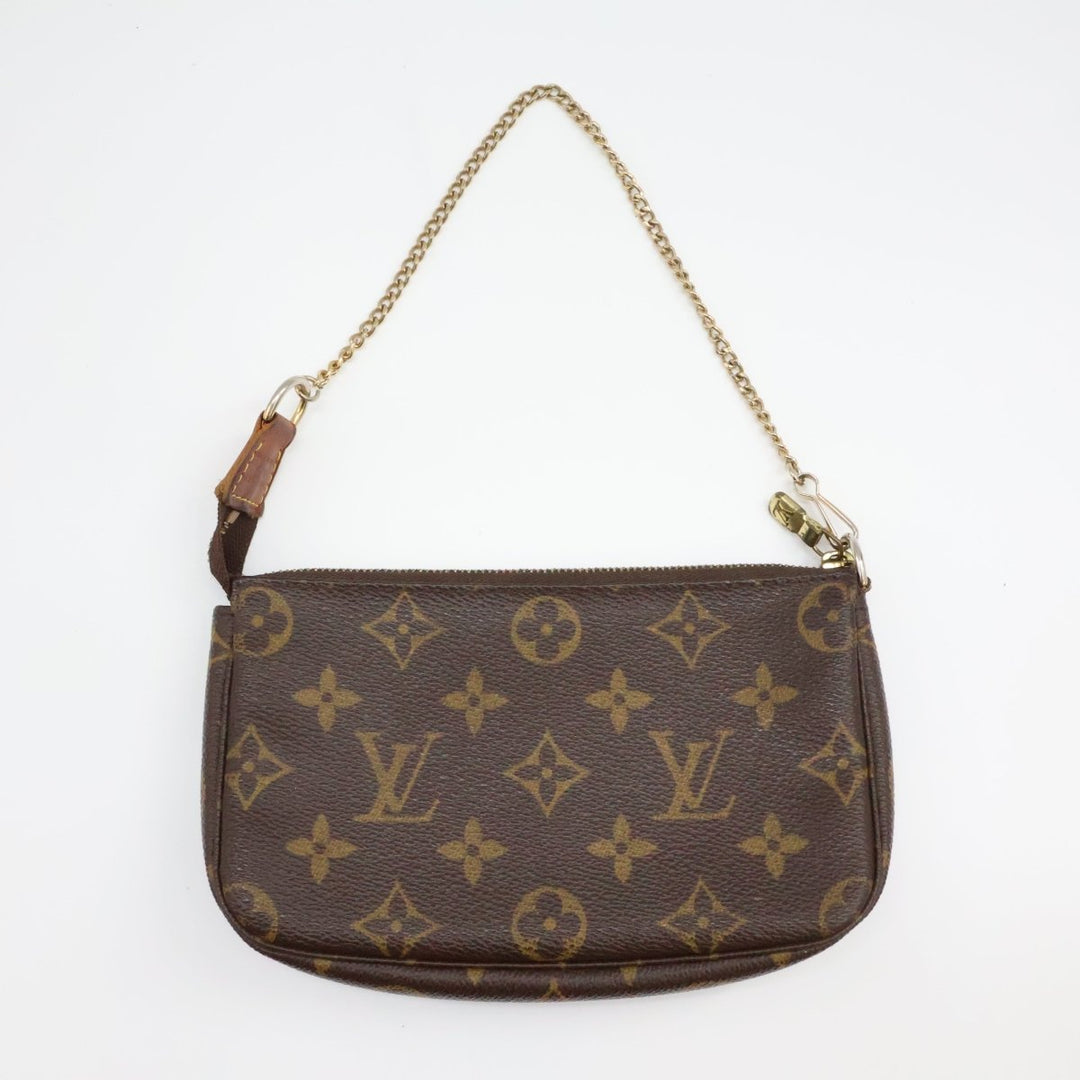 Louis Vuitton Medium Pochette Accessories Brown Monogram Bag - Lux Central