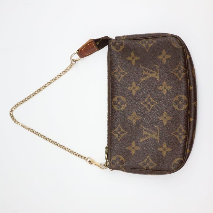 Louis Vuitton Medium Pochette Accessories Brown Monogram Bag - Lux Central