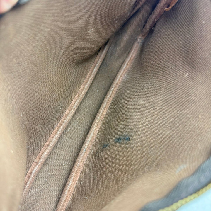 Louis Vuitton Medium Pochette Accessories Brown Monogram Clutch Bag - Lux Central