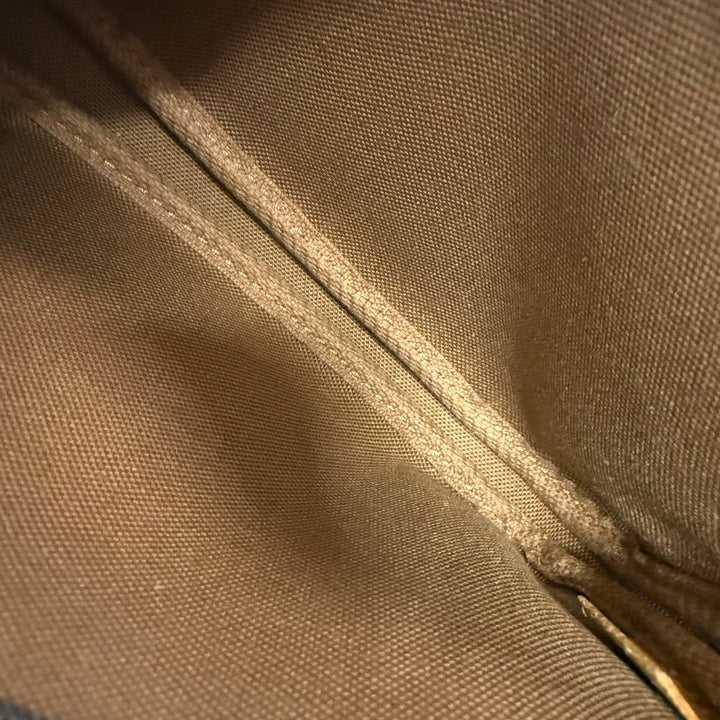 Louis Vuitton Medium Pochette Accessories Brown Monogram Clutch Bag - Lux Central