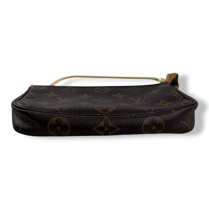 Louis Vuitton Medium Pochette Accessories Brown Monogram Clutch Bag - Lux Central
