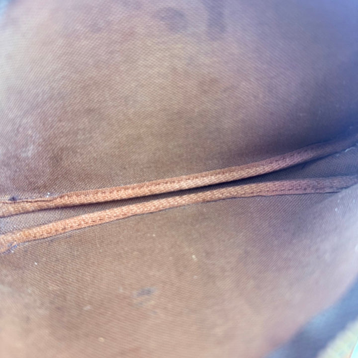 Louis Vuitton Medium Pochette Accessories Brown Monogram Clutch Bag - Lux Central