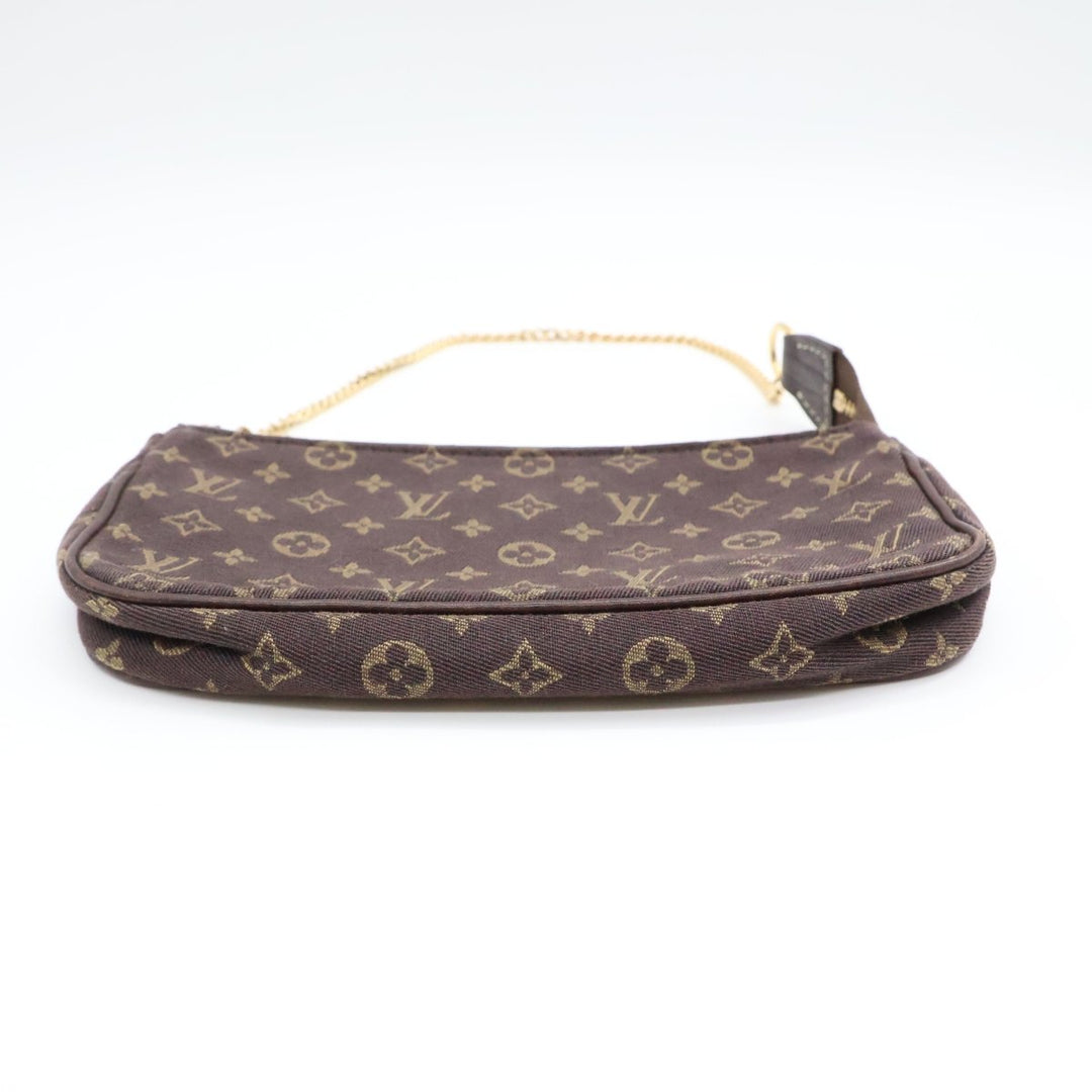 Louis Vuitton Medium Pochette Accessories Lin Monogram Clutch Bag - Lux Central