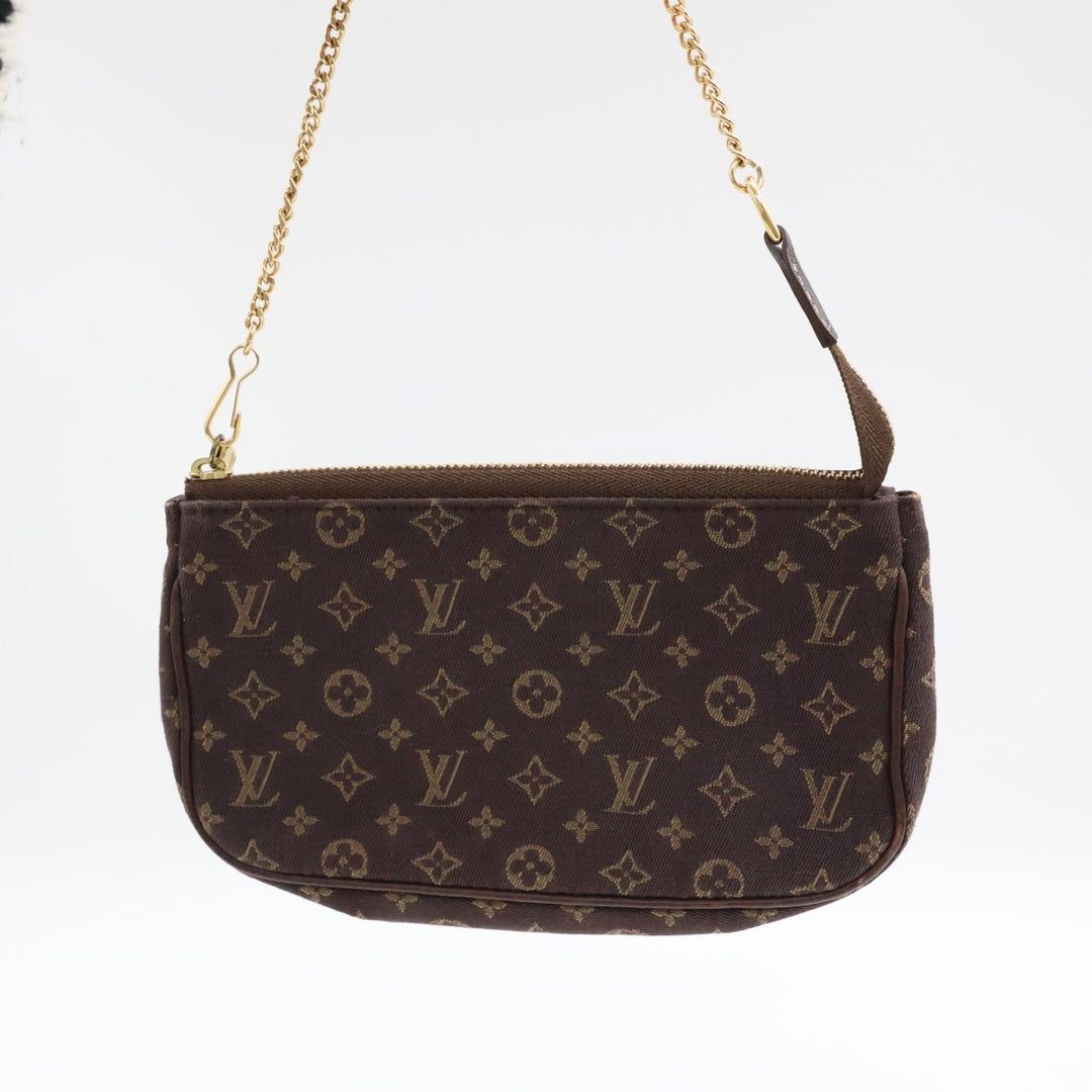 Louis Vuitton Medium Pochette Accessories Lin Monogram Clutch Bag - Lux Central