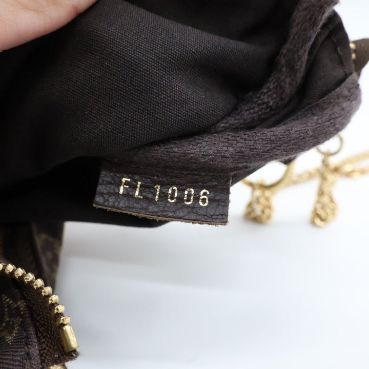 Louis Vuitton Medium Pochette Accessories Lin Monogram Clutch Bag - Lux Central
