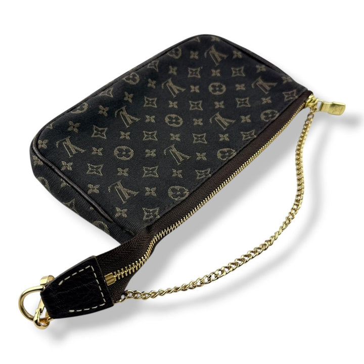 Louis Vuitton Medium Pochette Accessories Lin Monogram Clutch Bag - Lux Central