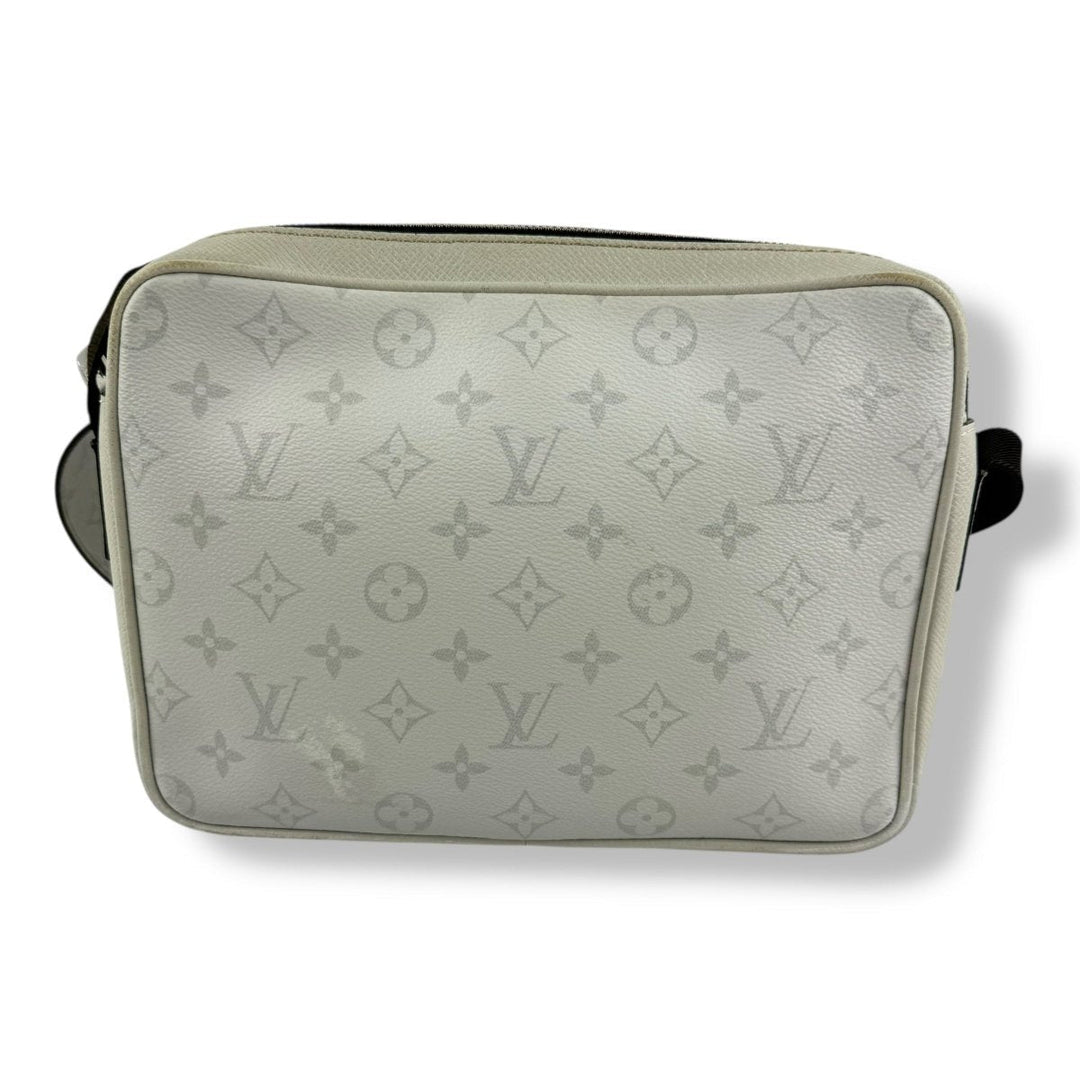 Louis Vuitton Men's White Monogram Outdoor Crossbody Messenger Bag - Lux Central