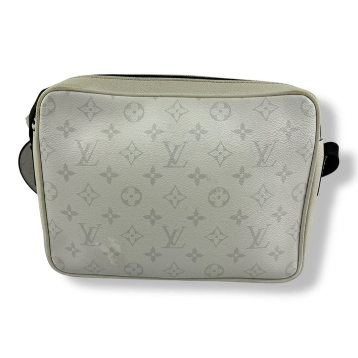 Louis Vuitton Men's White Monogram Outdoor Crossbody Messenger Bag - Lux Central