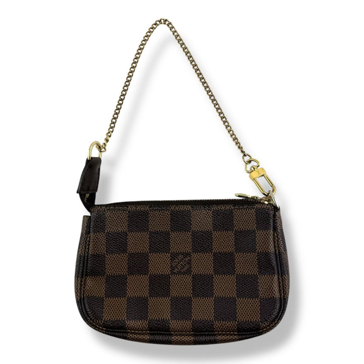 Louis Vuitton Mini Pochette Accessories Brown Damier Bag - Lux Central
