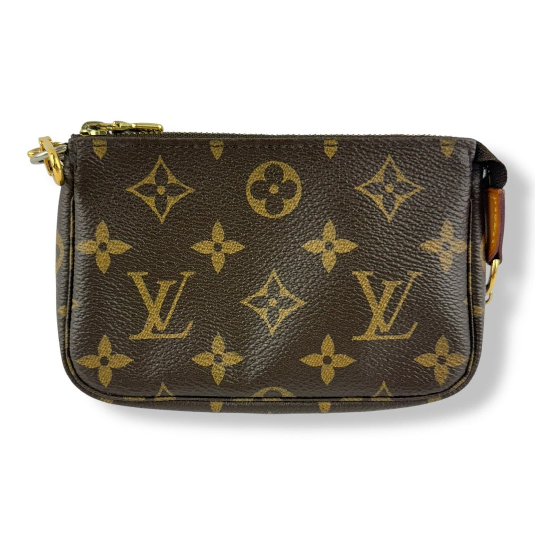 Louis Vuitton Mini Pochette Accessories Brown Monogram Bag - Lux Central
