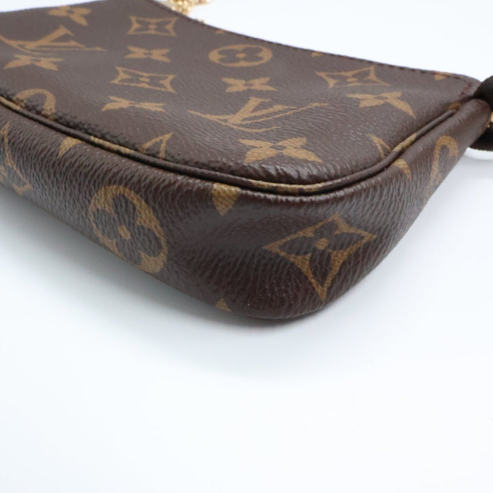 Louis Vuitton Mini Pochette Accessories Brown Monogram Bag - Lux Central