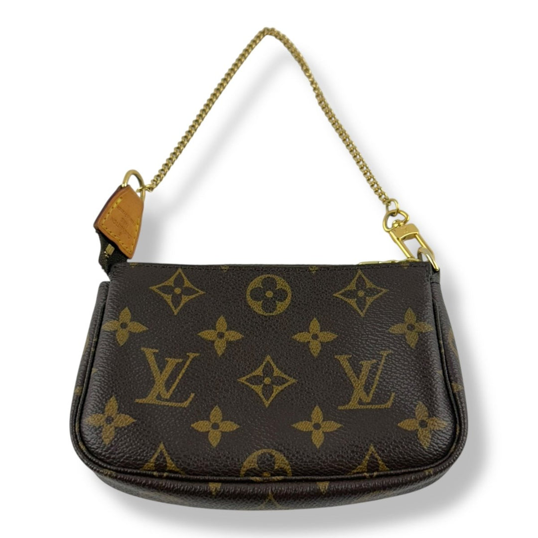 Louis Vuitton Mini Pochette Accessories Brown Monogram Bag - Lux Central
