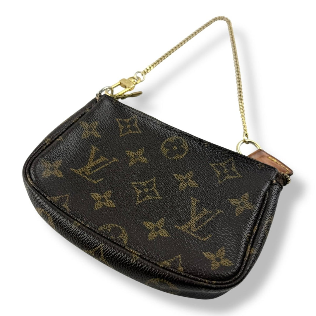 Louis Vuitton Mini Pochette Accessories Brown Monogram Bag - Lux Central