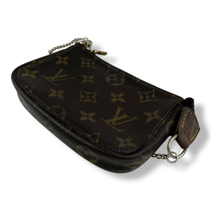 Louis Vuitton Mini Pochette Accessories Damier Brown Bag - Lux Central