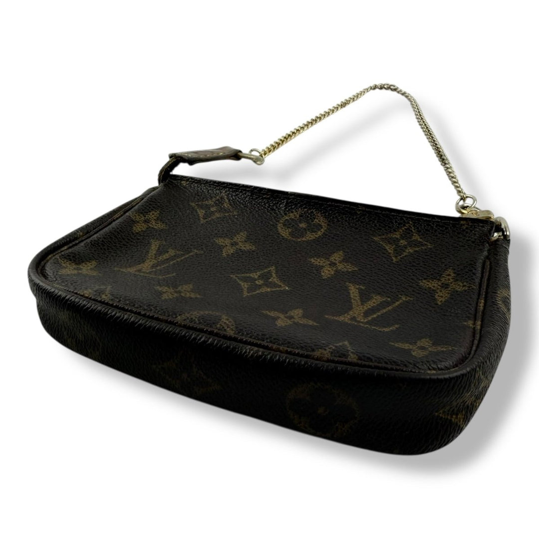 Louis Vuitton Mini Pochette Accessories Damier Brown Bag - Lux Central