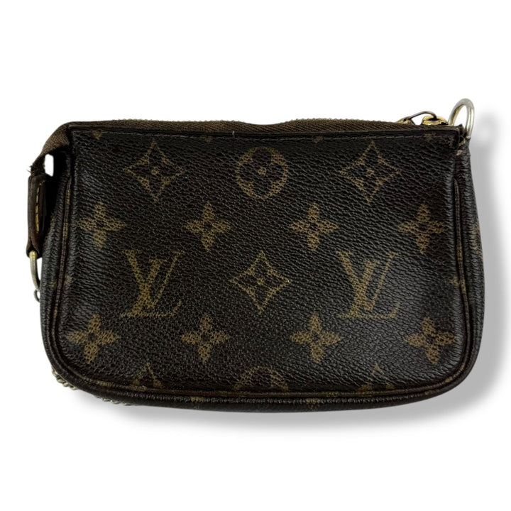 Louis Vuitton Mini Pochette Accessories Damier Brown Bag - Lux Central