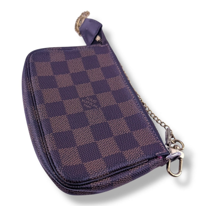 Louis Vuitton Mini Pochette Accessories Damier Brown Bag - Lux Central
