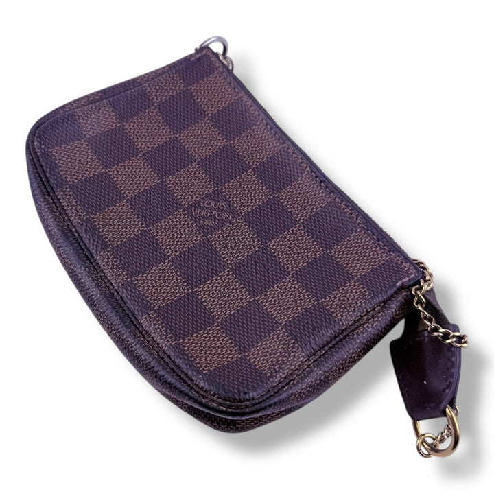 Louis Vuitton Mini Pochette Accessories Damier Brown Bag - Lux Central