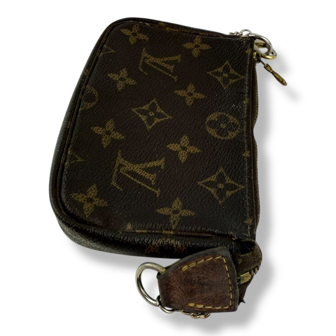 Louis Vuitton Mini Pochette Accessories Damier Brown Bag - Lux Central