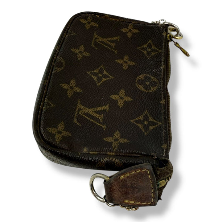 Louis Vuitton Mini Pochette Accessories Damier Brown Bag - Lux Central