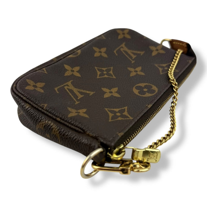 Louis Vuitton Mini Pochette Accessories Monogram Brown Bag - Lux Central