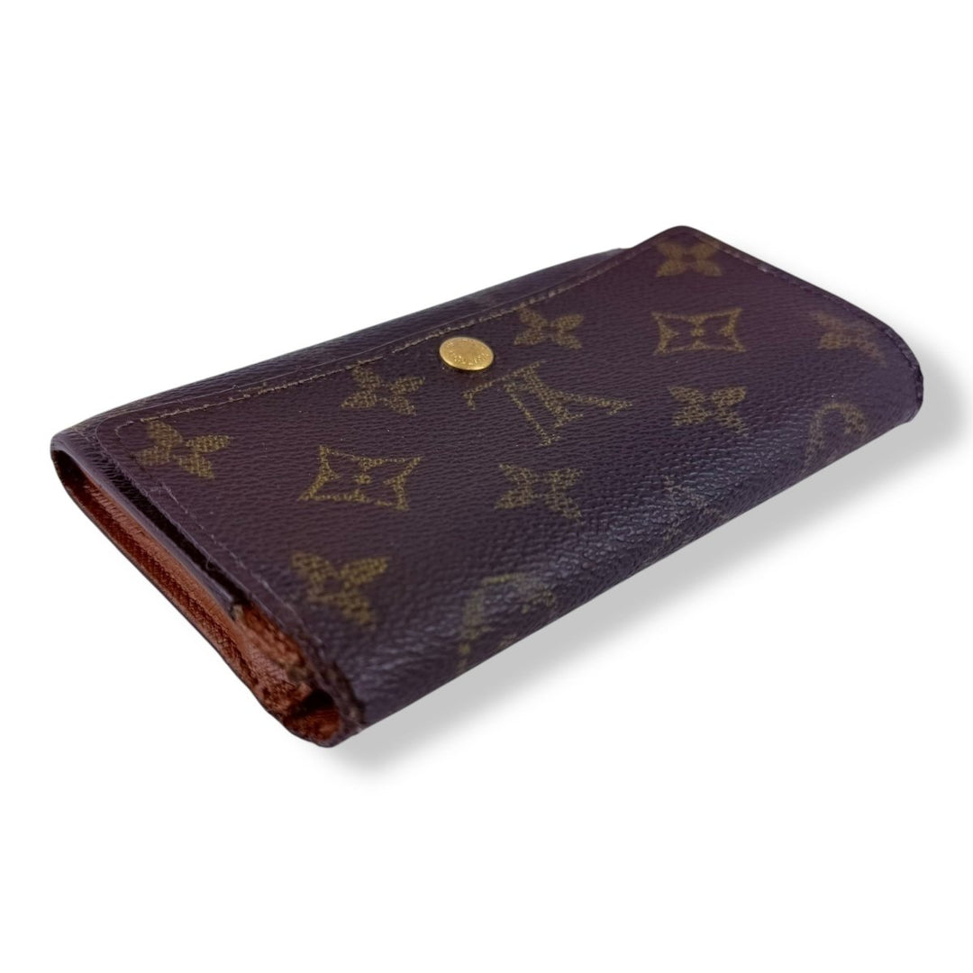 Louis Vuitton Monogram Brown Compact Zippy Wallet - Lux Central
