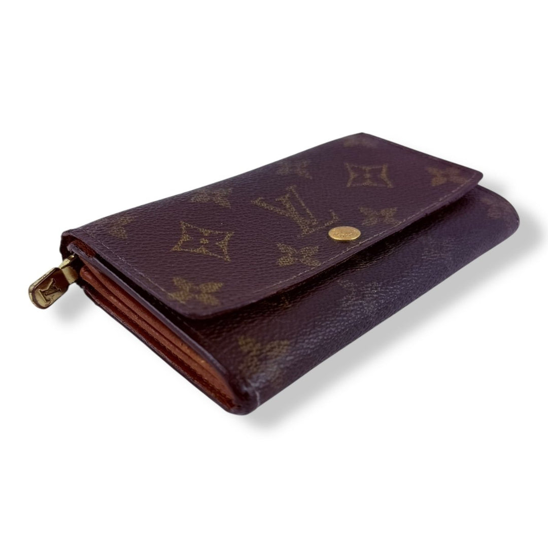 Louis Vuitton Monogram Brown Compact Zippy Wallet - Lux Central