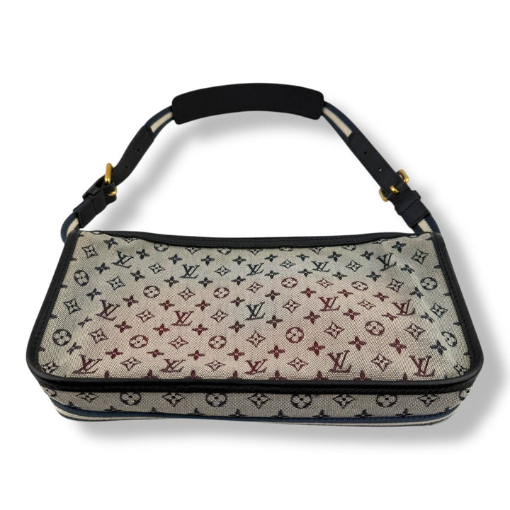 Louis Vuitton Monogram Mini Lin Pochette Kathleen Blue Bag - Lux Central