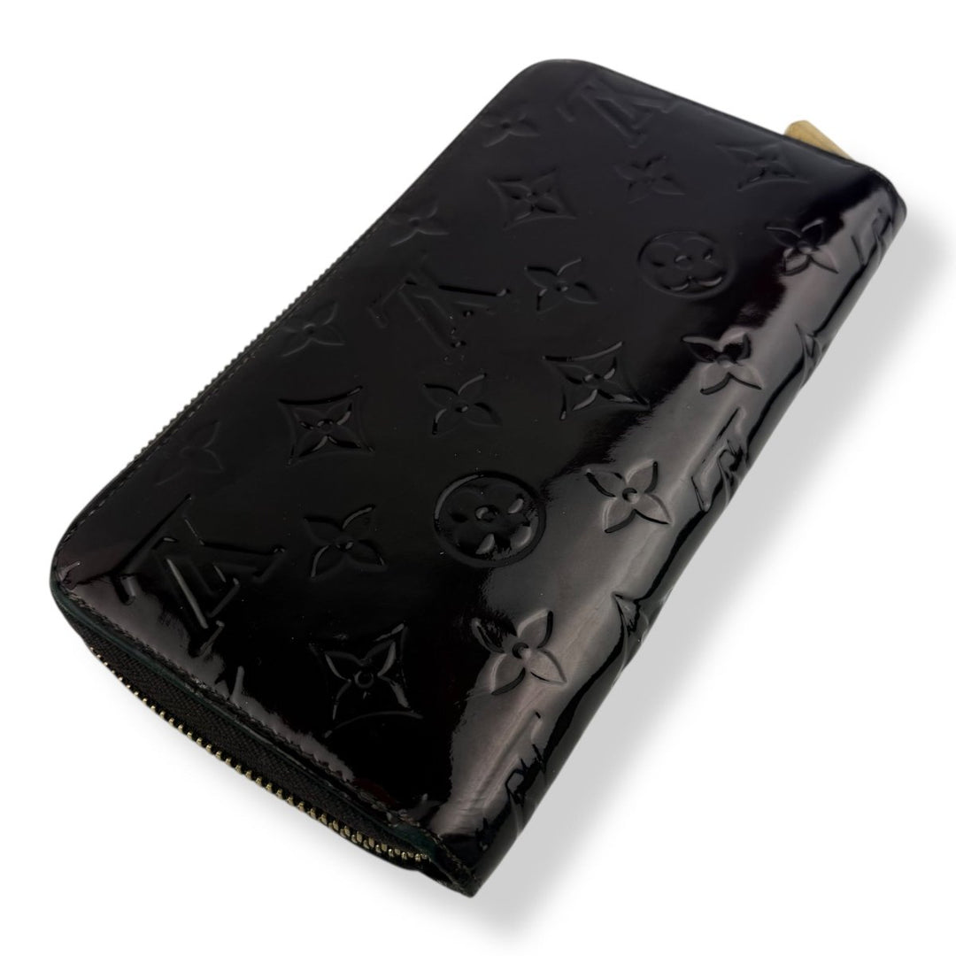 Louis Vuitton Monogram Vernis Amarante Zippy Purse - Lux Central