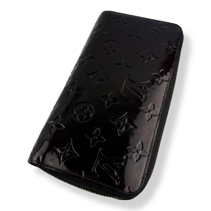 Louis Vuitton Monogram Vernis Amarante Zippy Purse - Lux Central
