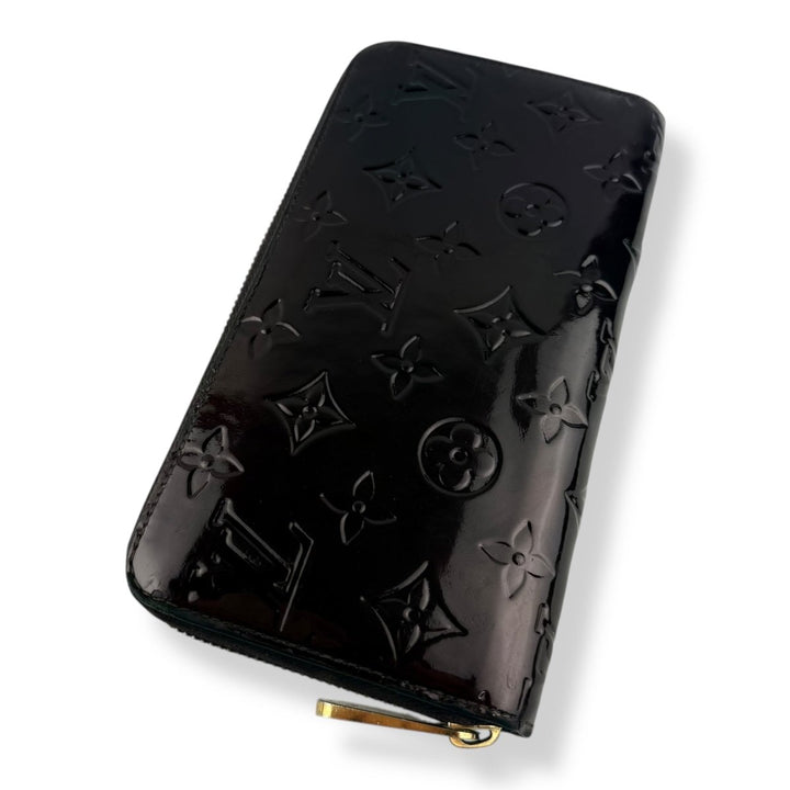 Louis Vuitton Monogram Vernis Amarante Zippy Purse - Lux Central