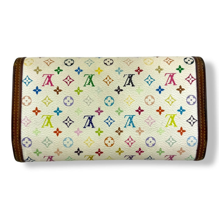 Louis Vuitton Multicolour Monogram Murakami Trifold Femme Wallet - Lux Central