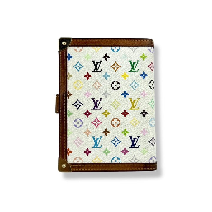 Louis Vuitton Multicolour Murikami Monogram PM Ring Agenda Wallet - Lux Central