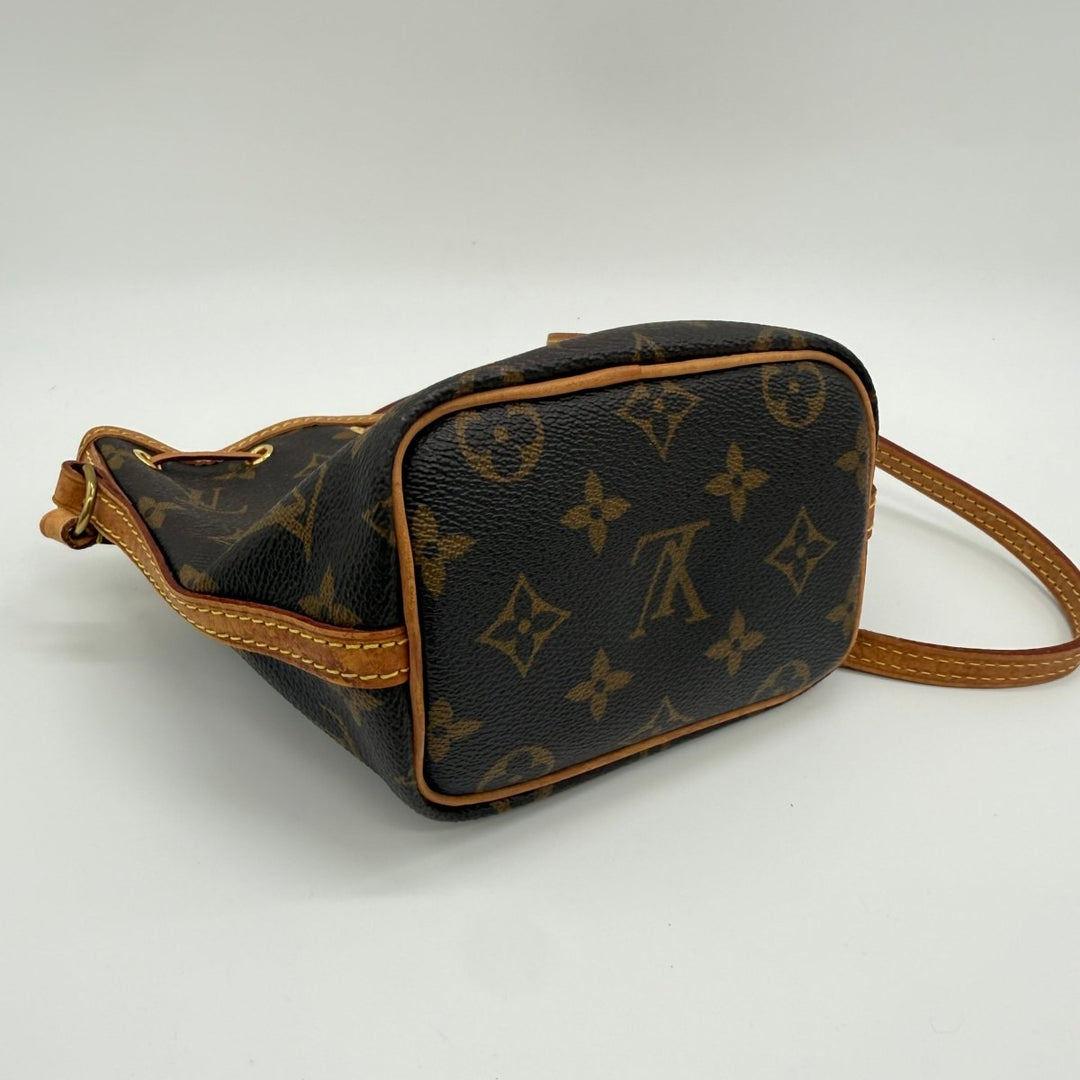 Louis Vuitton Nano Noe Brown Monogram Handbag - Lux Central