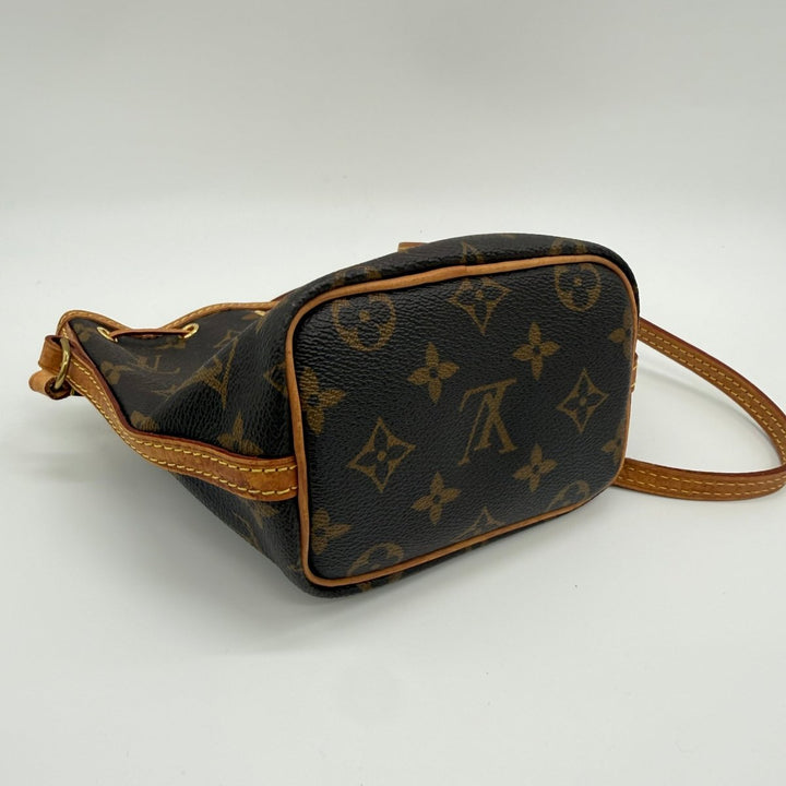 Louis Vuitton Nano Noe Brown Monogram Handbag - Lux Central