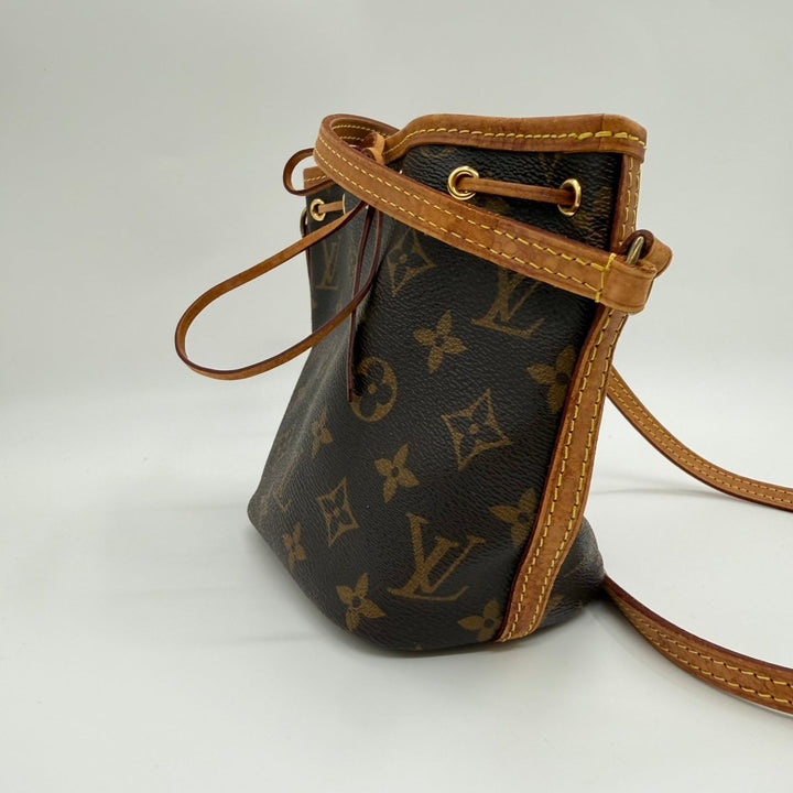 Louis Vuitton Nano Noe Brown Monogram Handbag - Lux Central