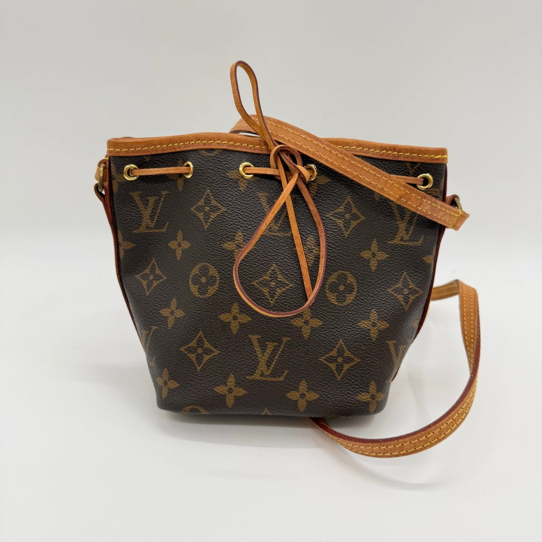 Louis Vuitton Nano Noe Brown Monogram Handbag - Lux Central