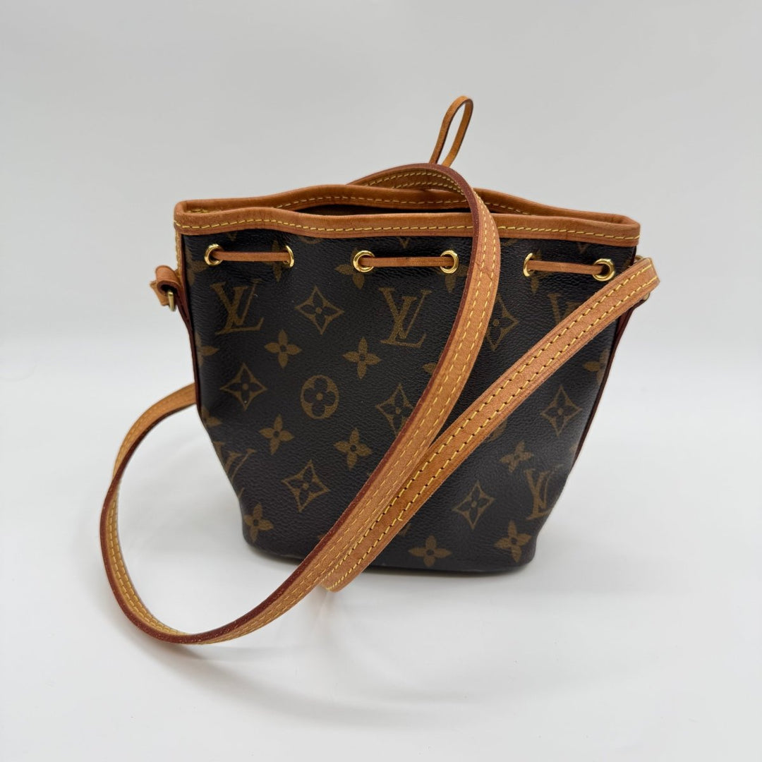 Louis Vuitton Nano Noe Brown Monogram Handbag - Lux Central