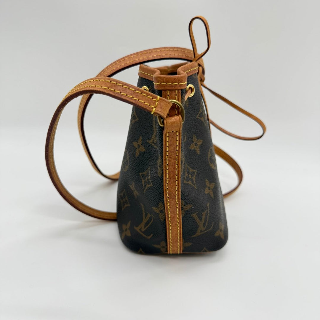 Louis Vuitton Nano Noe Brown Monogram Handbag - Lux Central