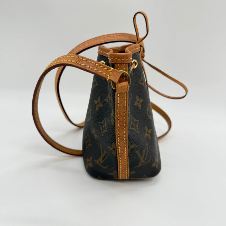 Louis Vuitton Nano Noe Brown Monogram Handbag - Lux Central
