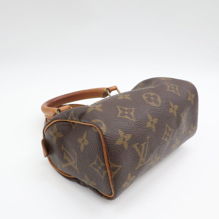 Louis Vuitton Nano Speedy Brown Monogram Handbag - Lux Central