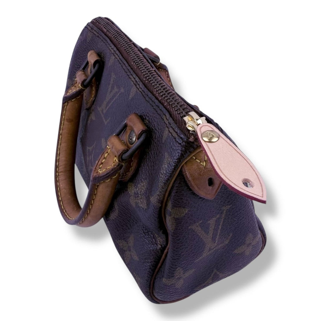 Louis Vuitton Nano Speedy Brown Monogram Handbag - Lux Central
