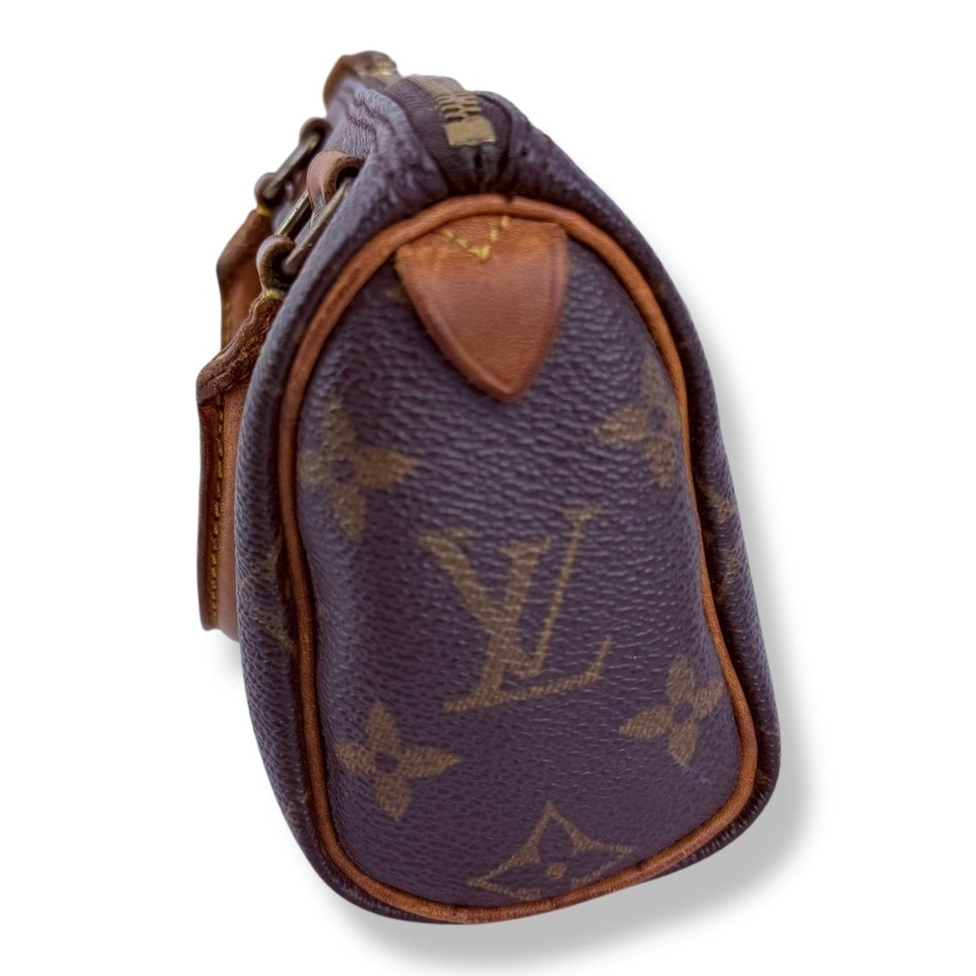 Louis Vuitton Nano Speedy Brown Monogram Handbag - Lux Central