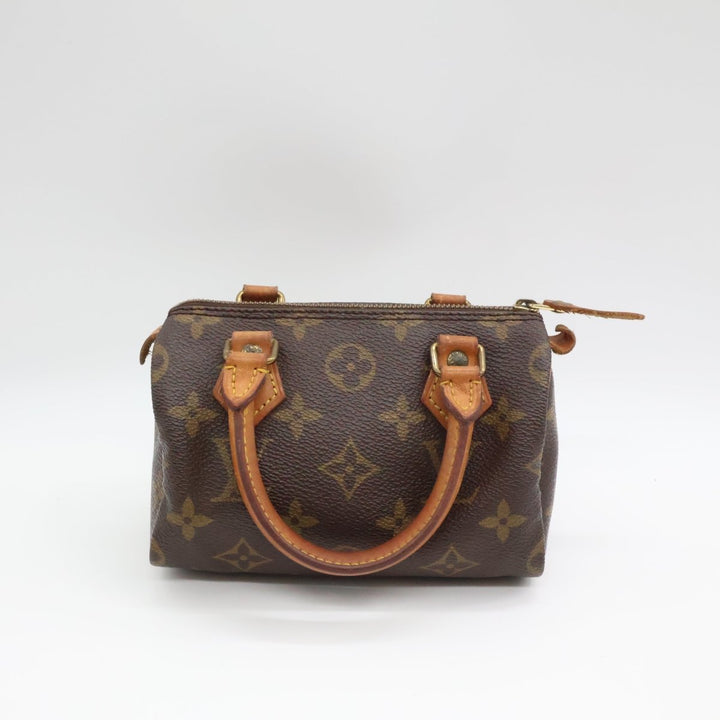 Louis Vuitton Nano Speedy Brown Monogram Handbag - Lux Central