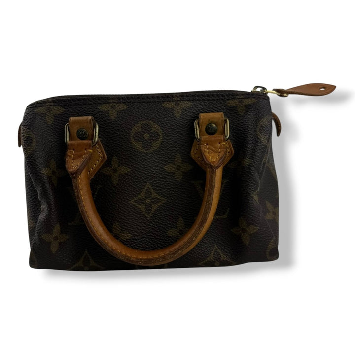Louis Vuitton Nano Speedy Brown Monogram Handbag - Lux Central