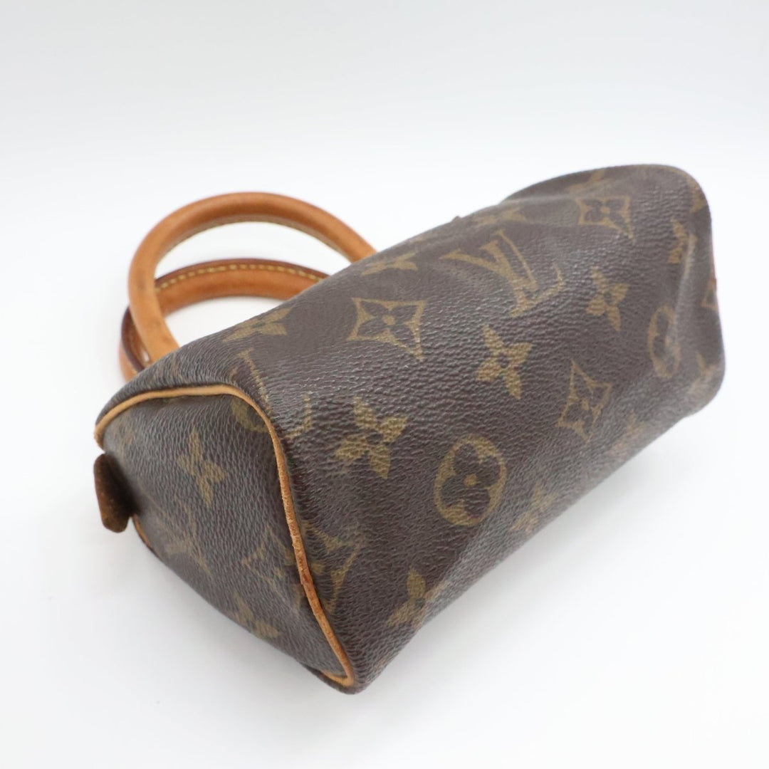 Louis Vuitton Nano Speedy Brown Monogram Handbag - Lux Central