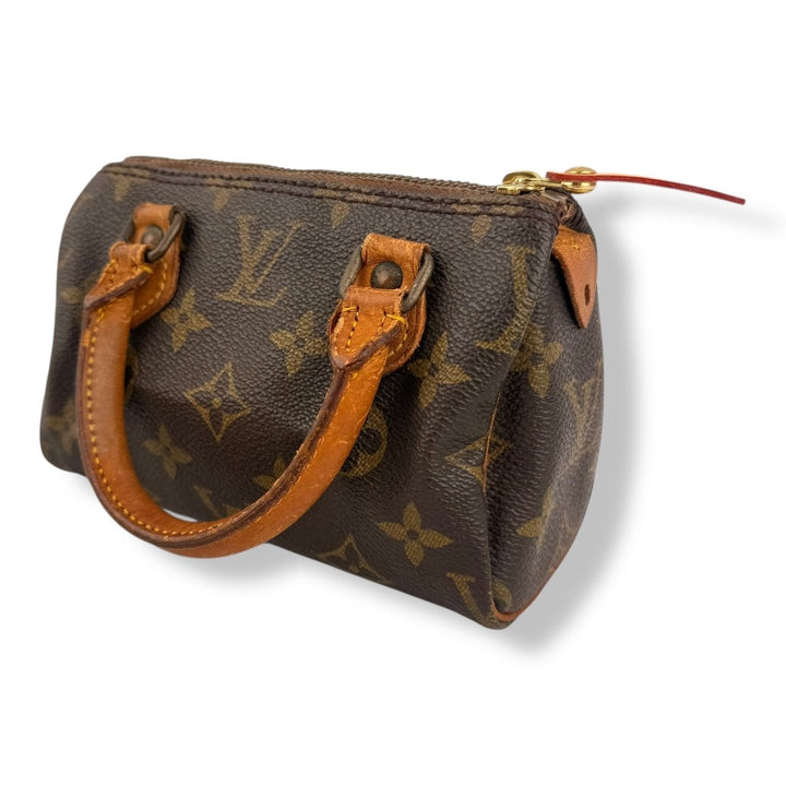 Louis Vuitton Nano Speedy Brown Monogram Handbag - Lux Central