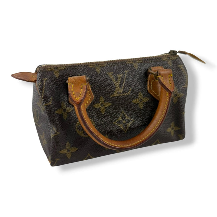 Louis Vuitton Nano Speedy Brown Monogram Handbag - Lux Central