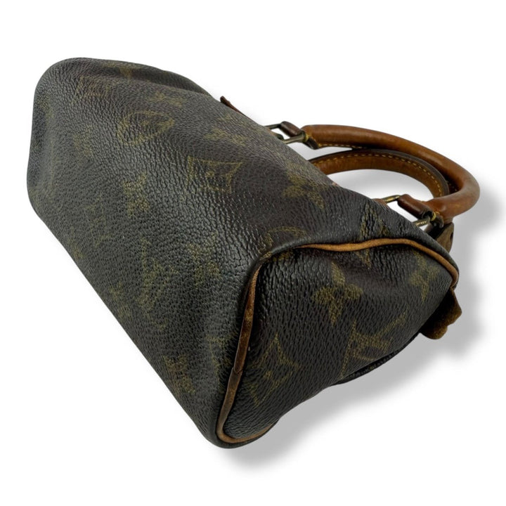 Louis Vuitton Nano Speedy Brown Monogram Handbag - Lux Central